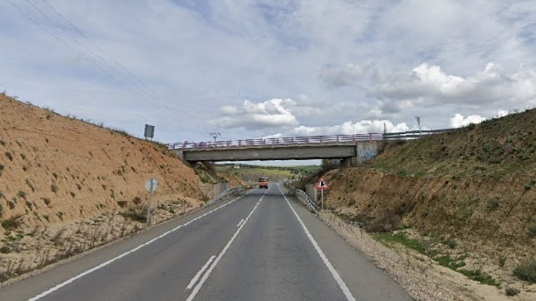 Puente por el que Teo cayó