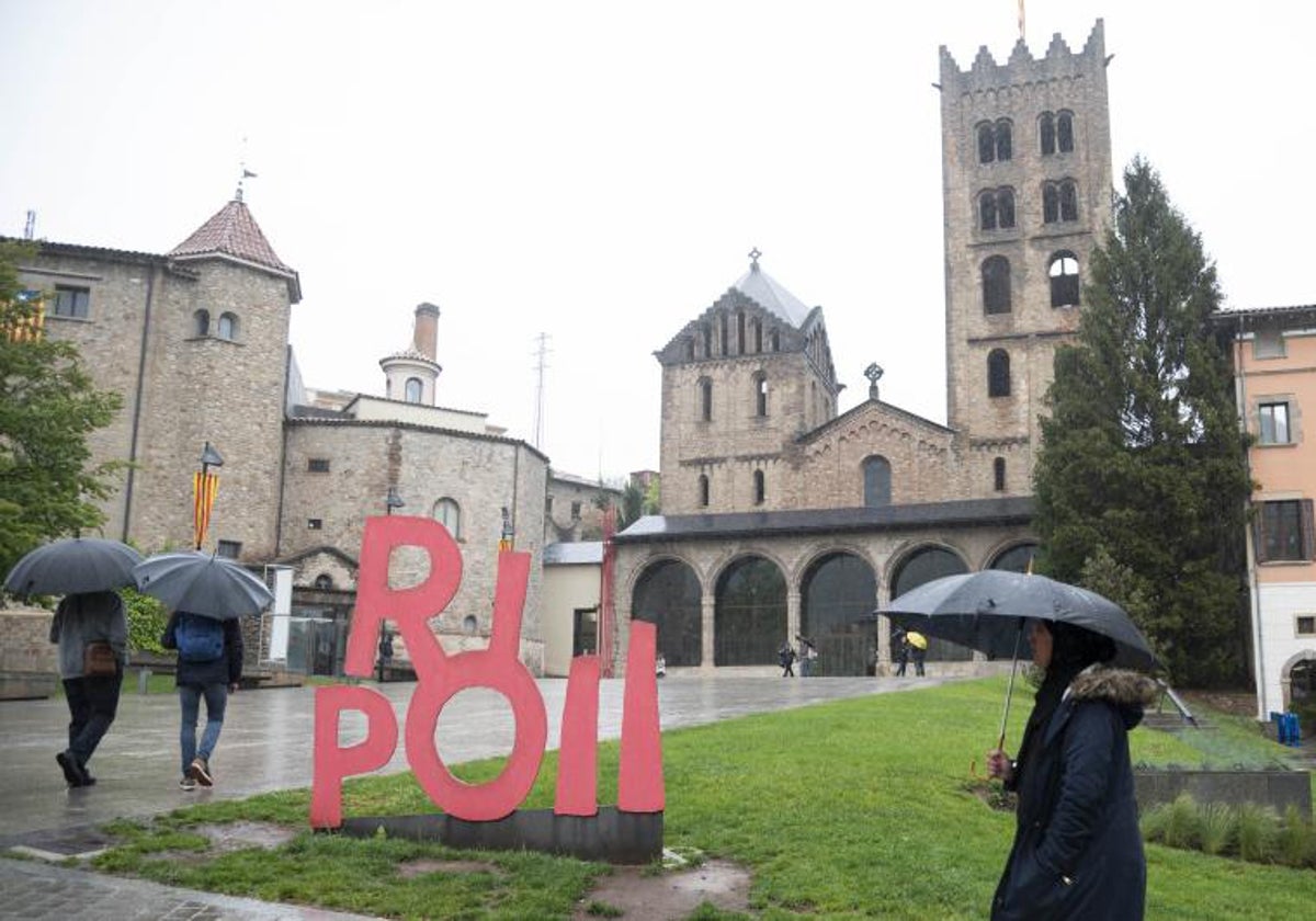 Una imagen céntrica de la localidad de Ripoll (Gerona)