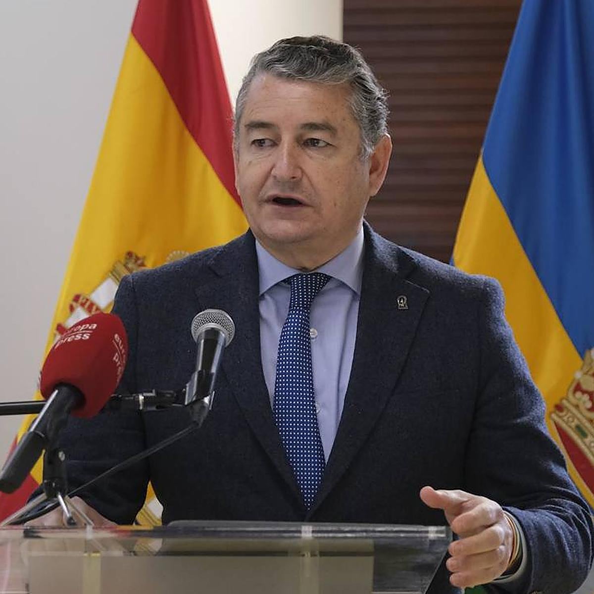 El consejero de  Presidencia, Interior, Diálogo Social y Simplificación, Antonio Sanz