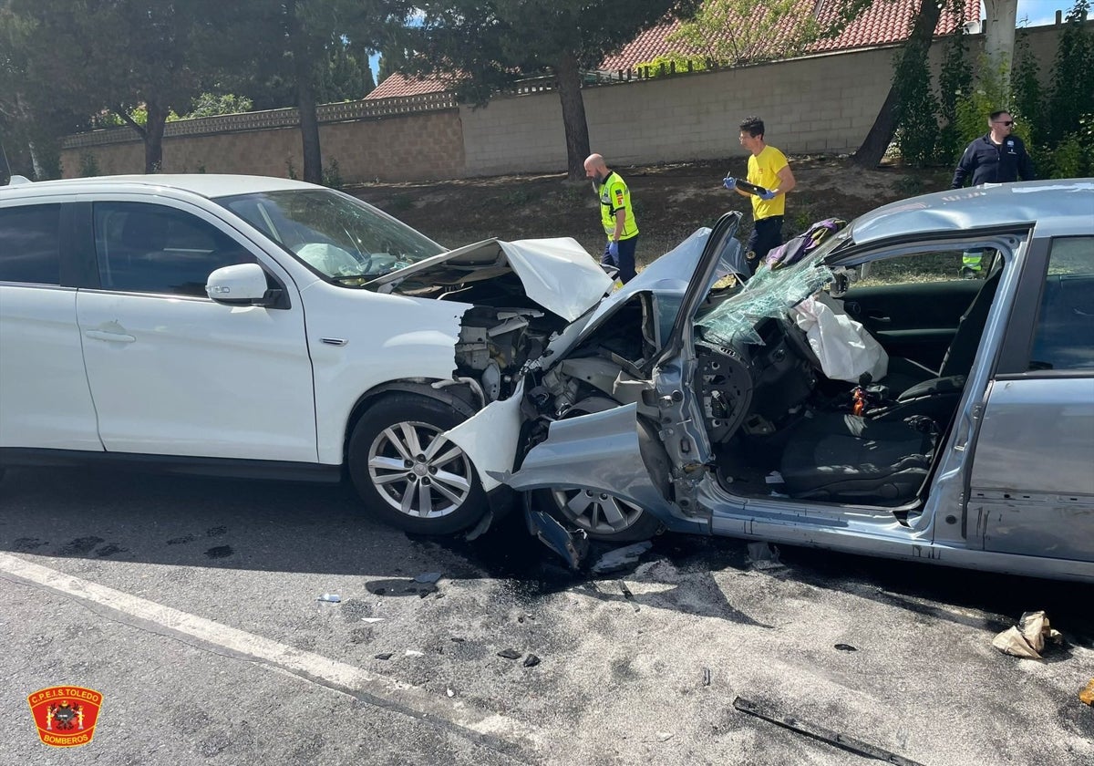 Los dos coches implicados