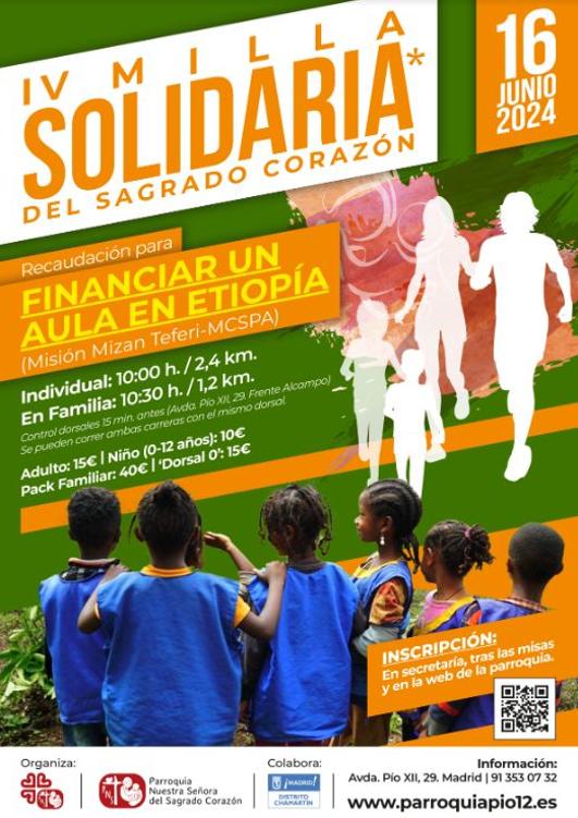 IV milla solidaria del Sagrado Corazón