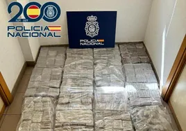 La Policía Nacional detiene en Córdoba a un hombre con 101 kilos de hachís