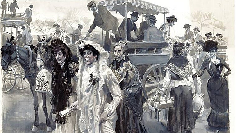 'La primera de abono', obra de Ángel Díaz Huertas