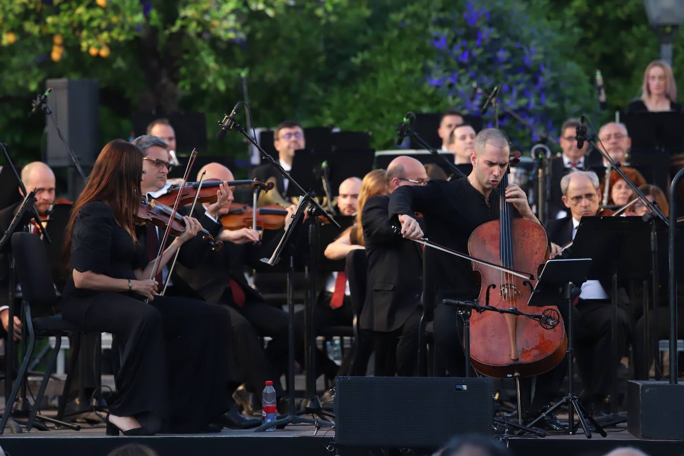 Las imágenes del concierto de la Orquesta de Córdoba en los Jardines del Alcázar