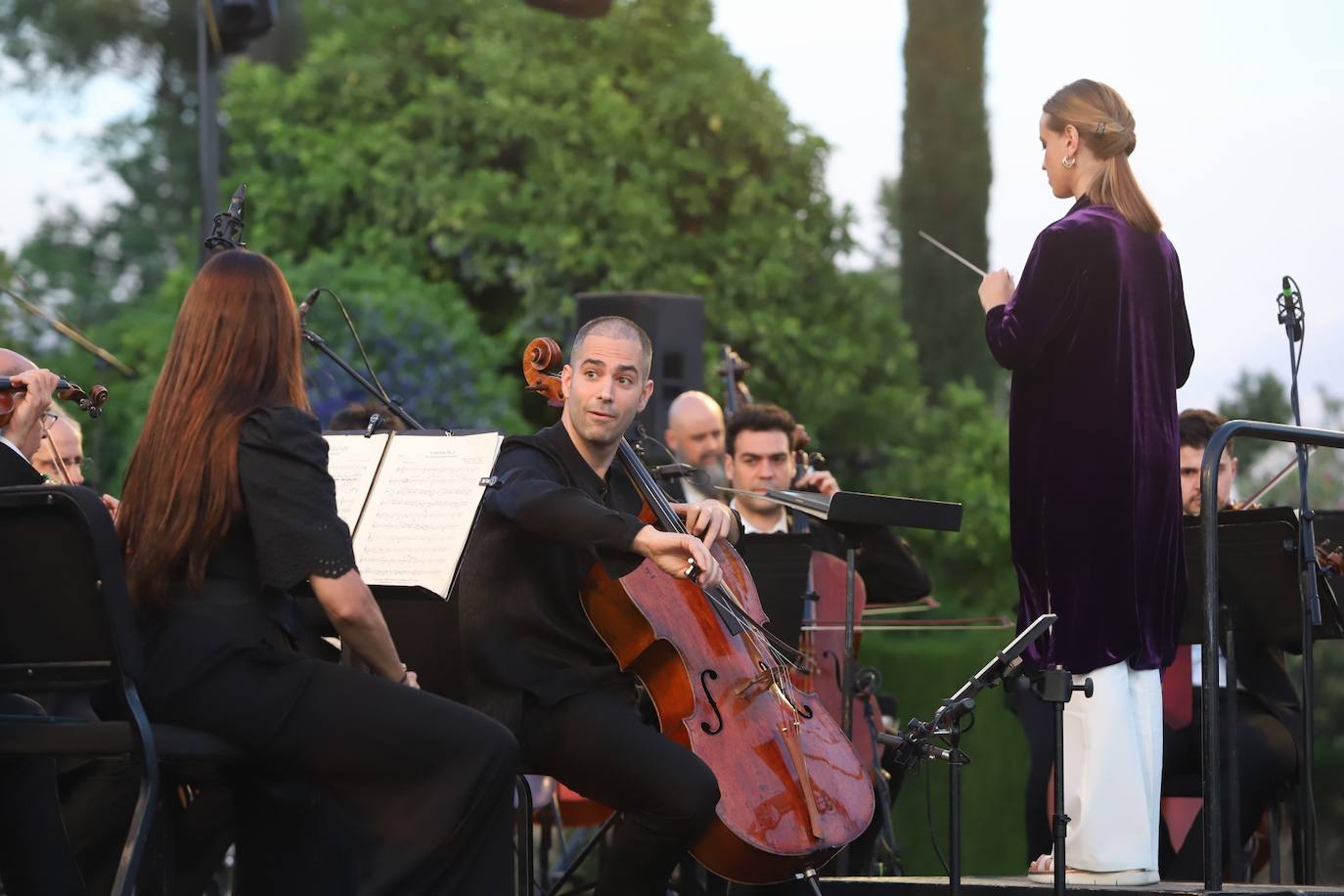 Las imágenes del concierto de la Orquesta de Córdoba en los Jardines del Alcázar