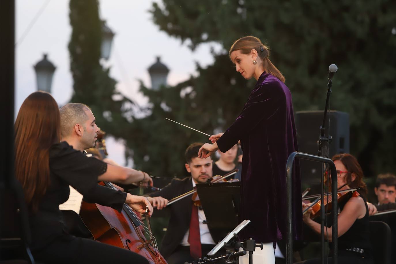 Las imágenes del concierto de la Orquesta de Córdoba en los Jardines del Alcázar