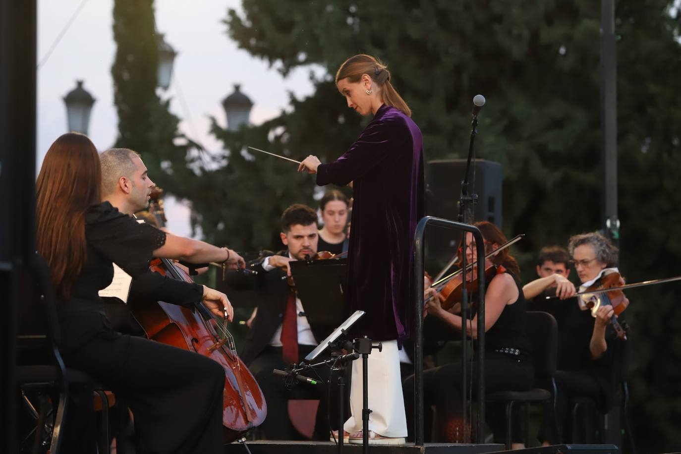 Las imágenes del concierto de la Orquesta de Córdoba en los Jardines del Alcázar