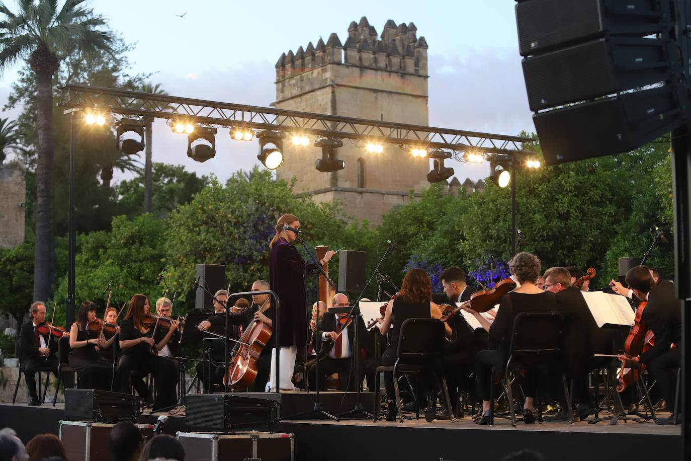 Las imágenes del concierto de la Orquesta de Córdoba en los Jardines del Alcázar