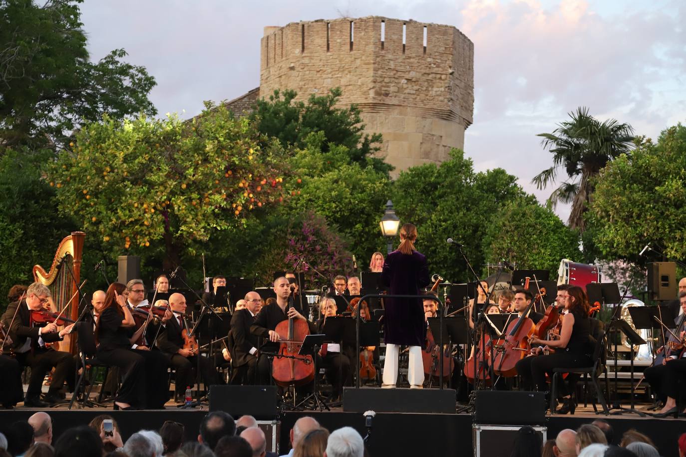 Las imágenes del concierto de la Orquesta de Córdoba en los Jardines del Alcázar