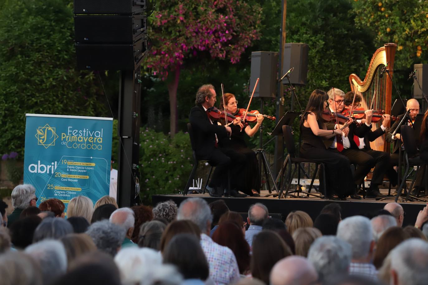 Las imágenes del concierto de la Orquesta de Córdoba en los Jardines del Alcázar