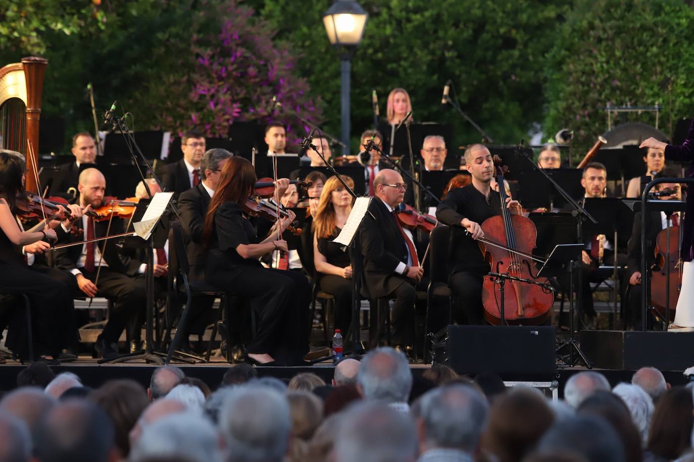 Las imágenes del concierto de la Orquesta de Córdoba en los Jardines del Alcázar