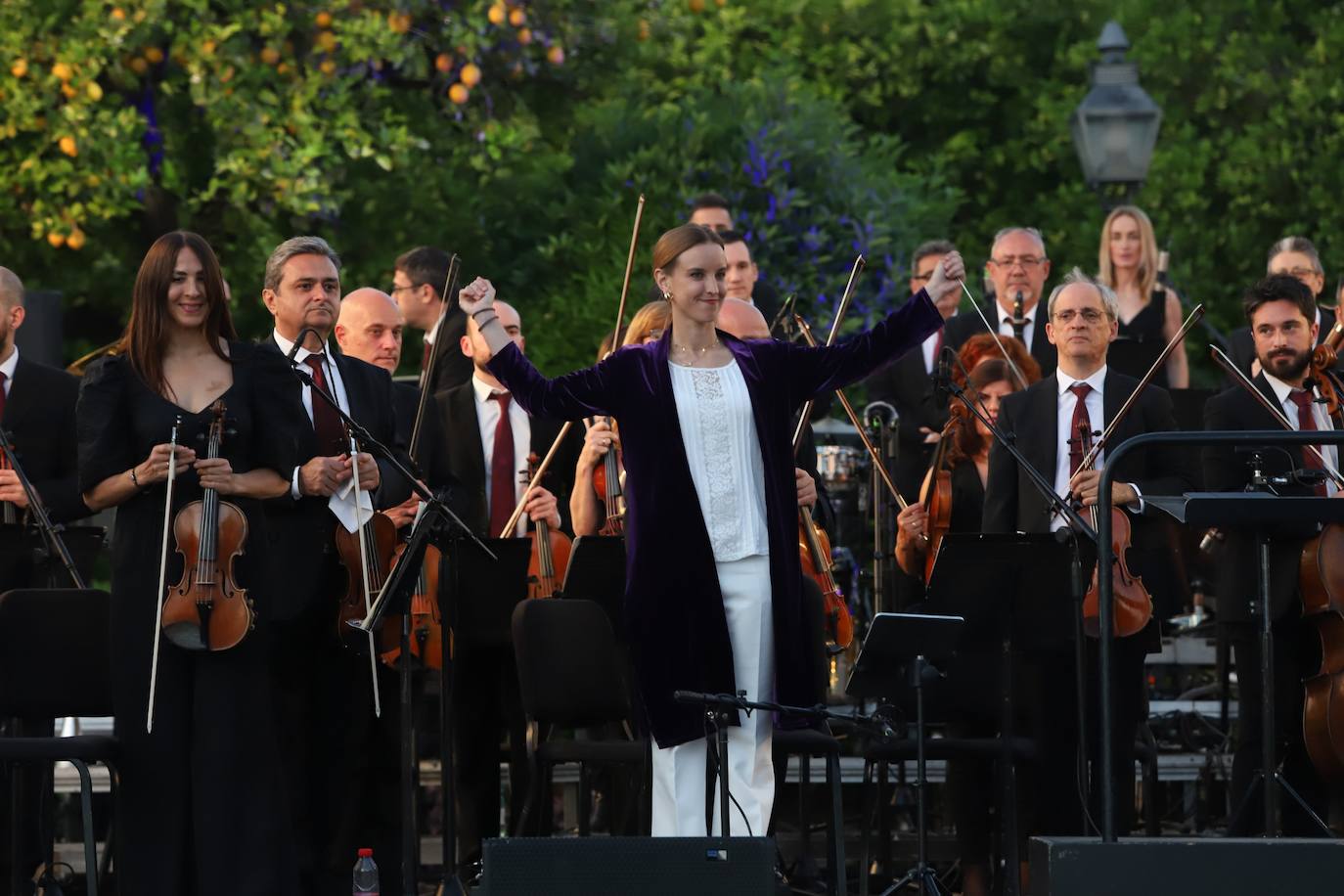 Las imágenes del concierto de la Orquesta de Córdoba en los Jardines del Alcázar