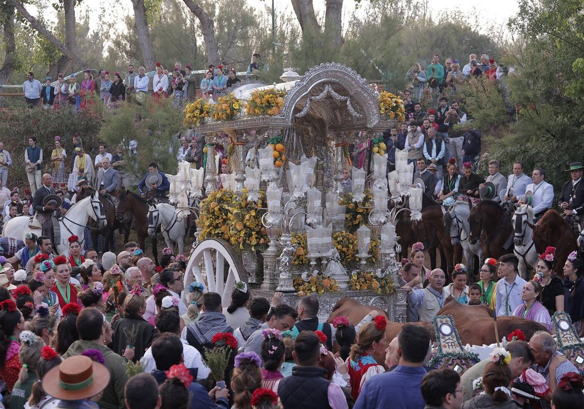 La carreta de Triana en el Quema