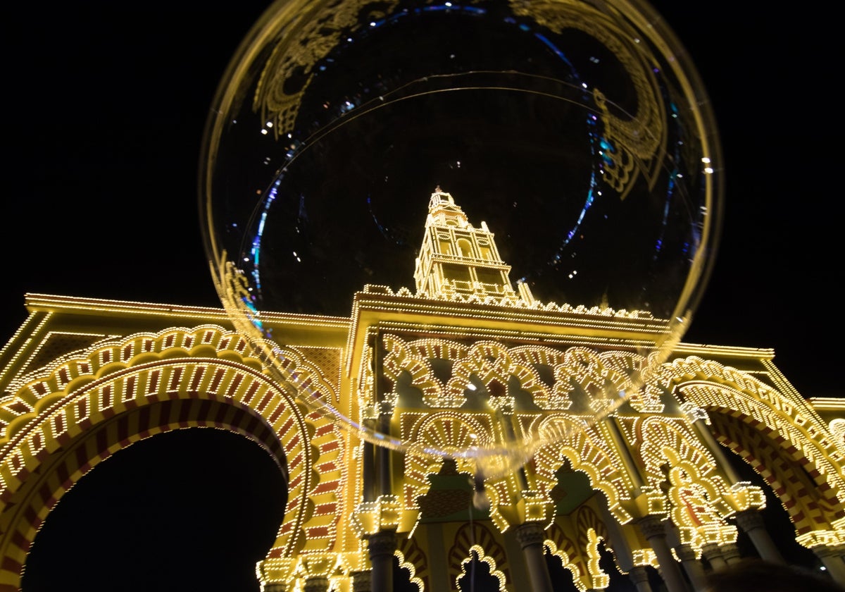 Encendido del alumbrado de Feria