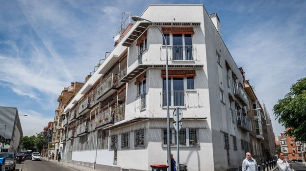 Imagen después - La estructura de madera del inmueble de González Feito, 29, cuyo aspecto final resulta bien diferente