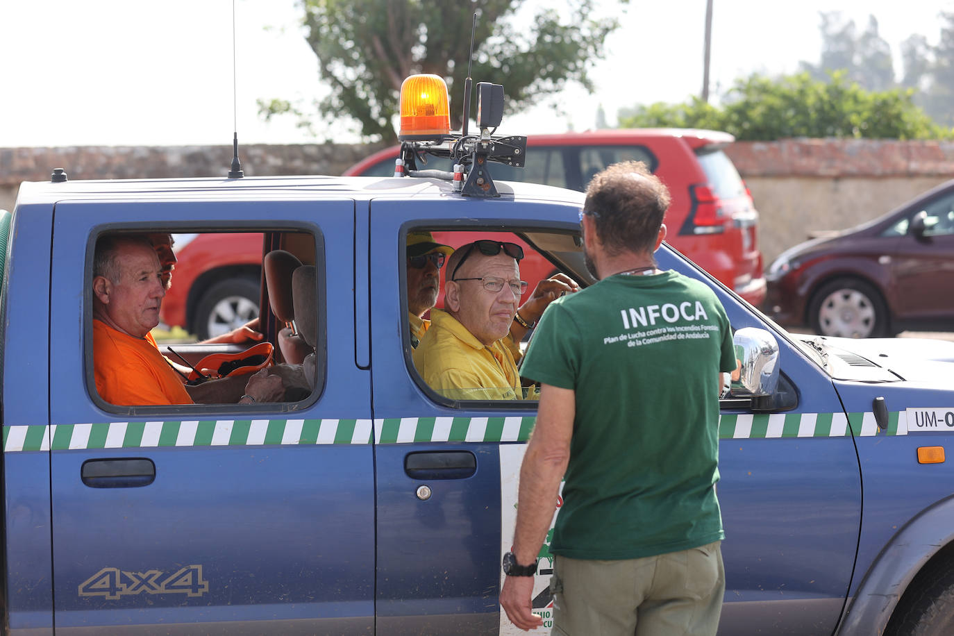 Fotos: así se dirige la lucha contra un incendio forestal en Córdoba