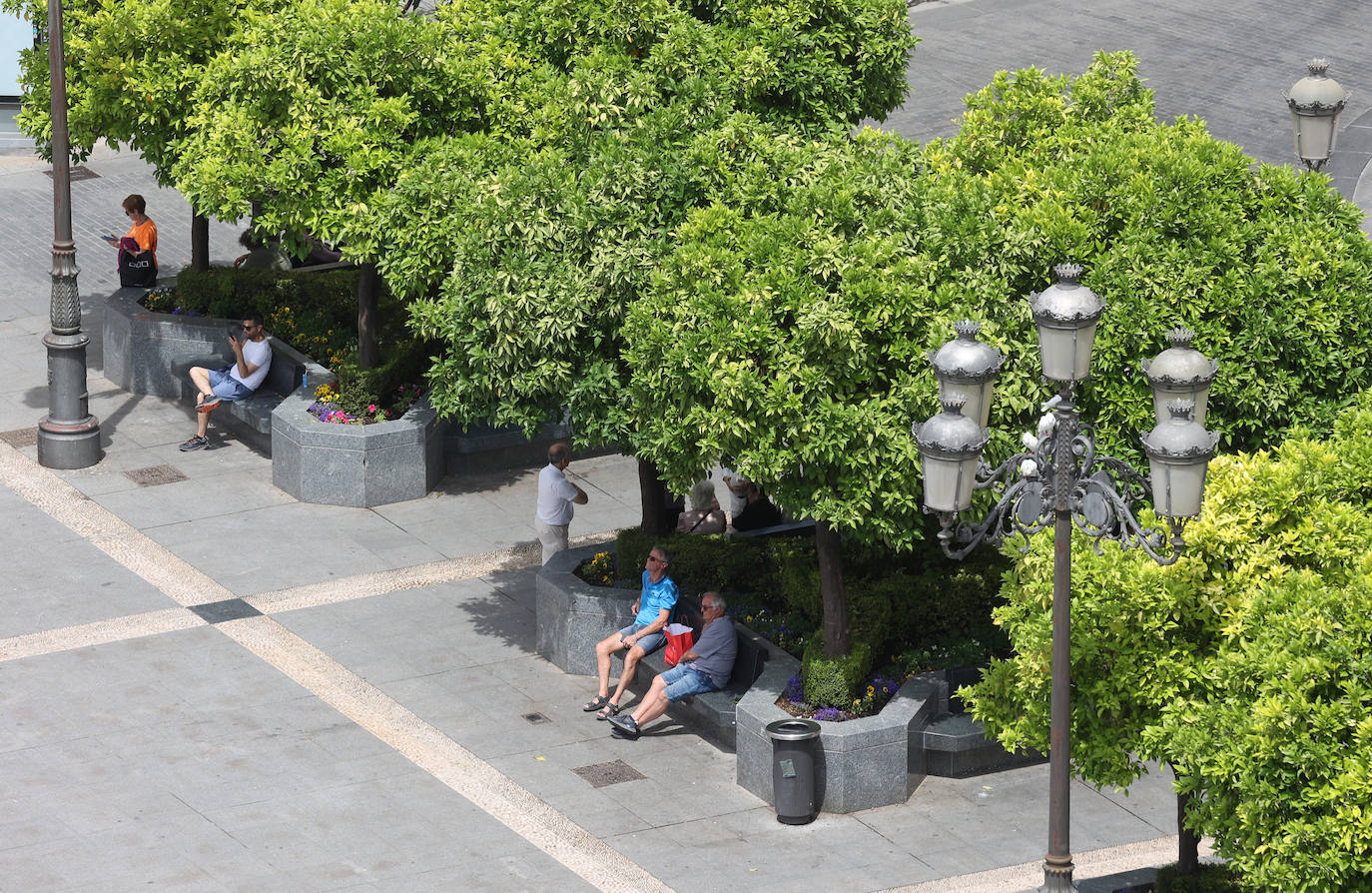 Fotos: la nueva plaza de Las Tendillas, al detalle tras cumplir 25 años
