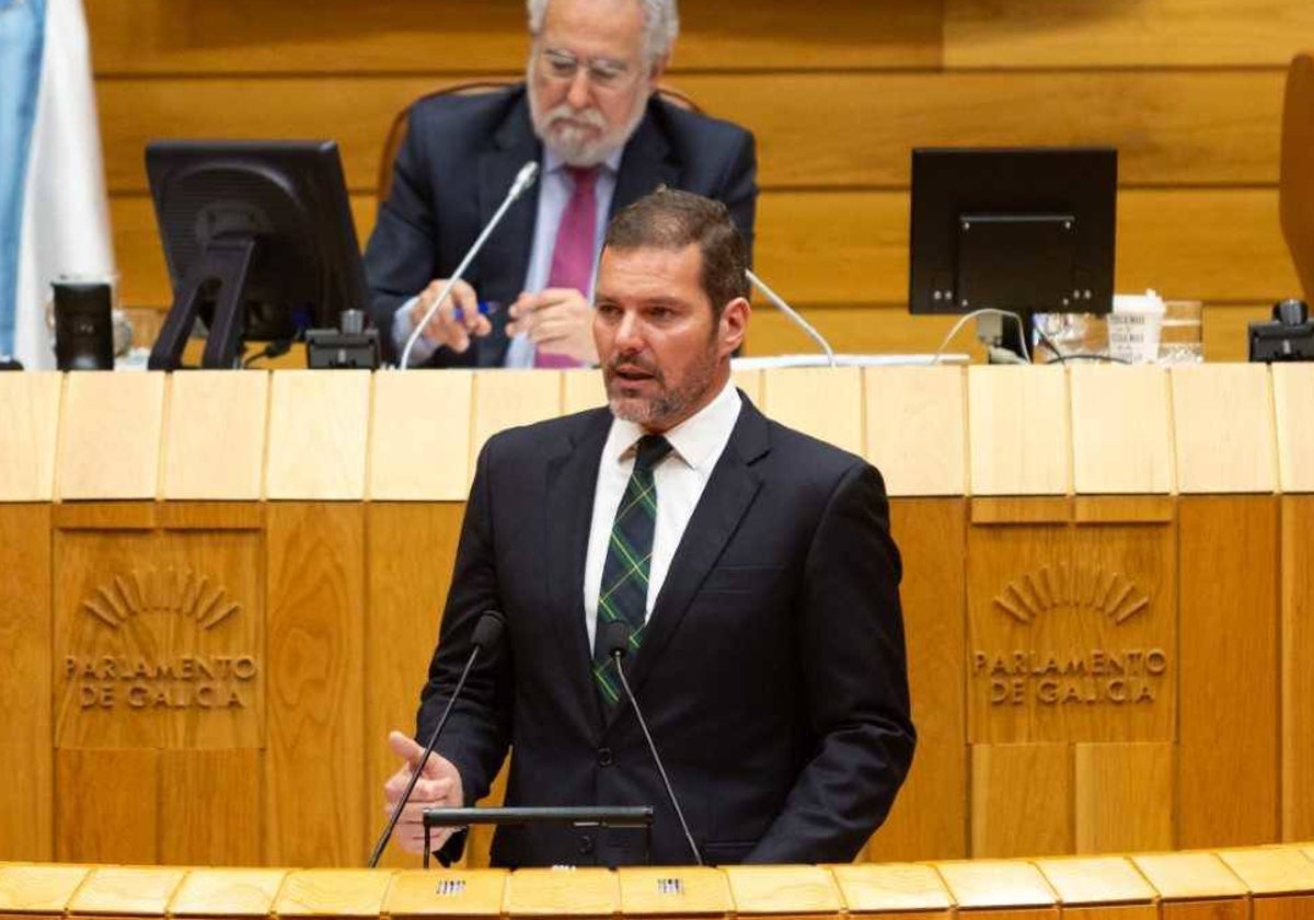 José López Campos, este martes, en el Parlamento