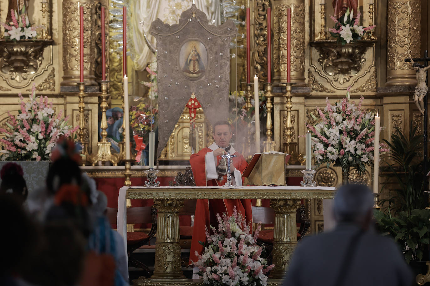 La Hermandad de Coria del Río ha iniciado hoy martes su peregrinación hacia la aldea del Rocío 