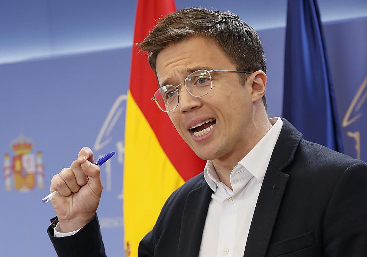El portavoz de Sumar en el Congreso de los Diputados, Íñigo Errejón