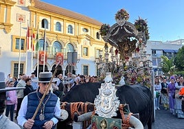 Familias y sagas nazarenas caminan un año más con la hermandad del Rocío de Dos Hermanas