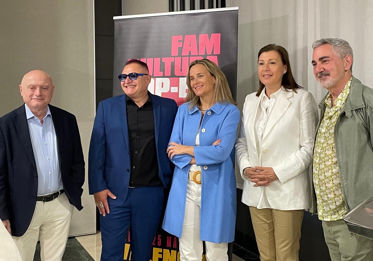 Imagen de la presentación de los Premios FAM Cultura Pop Eye en Valencia