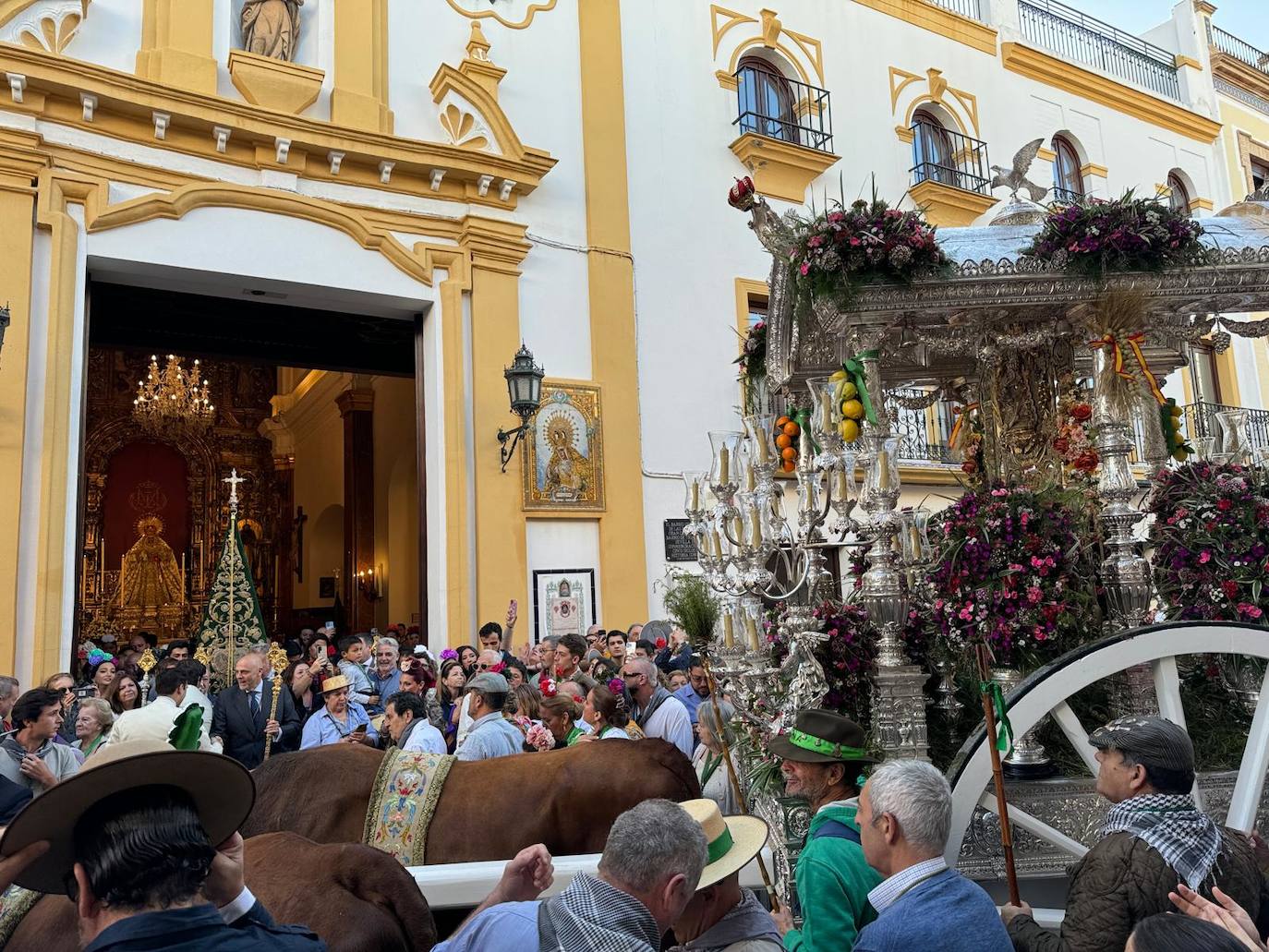 La Hermandad del Rocío de Triana inicia hoy miércoles su peregrinación a la aldea