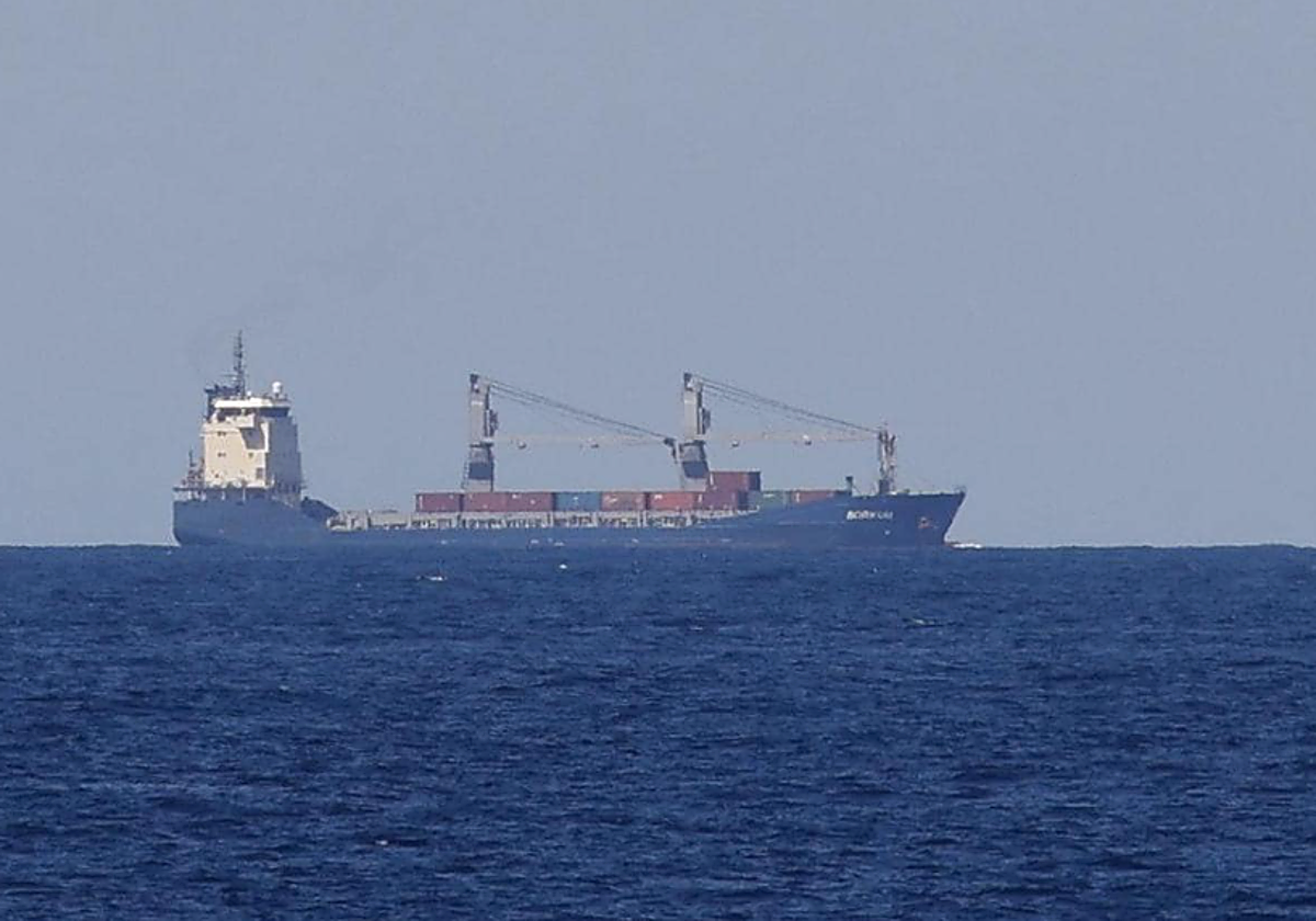 El carguero Borkum, denunciado por Podemos