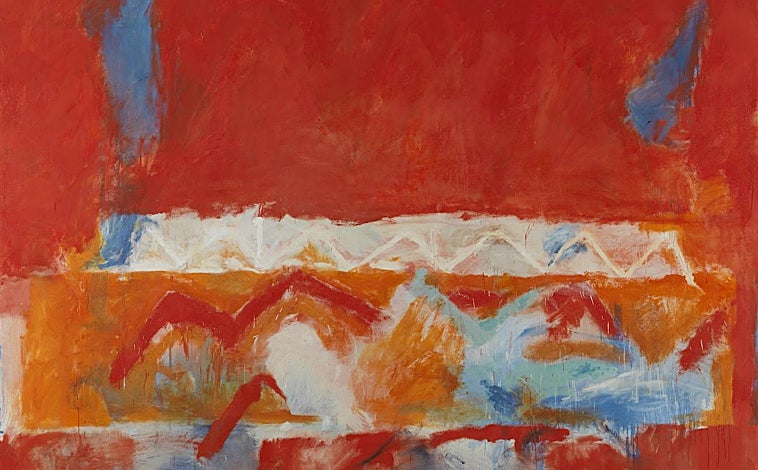 Imagen principal - Detalles de las obras que se pueden ver en la exposición de José Manuel Broto, Alberto Reguera y Luis Moro