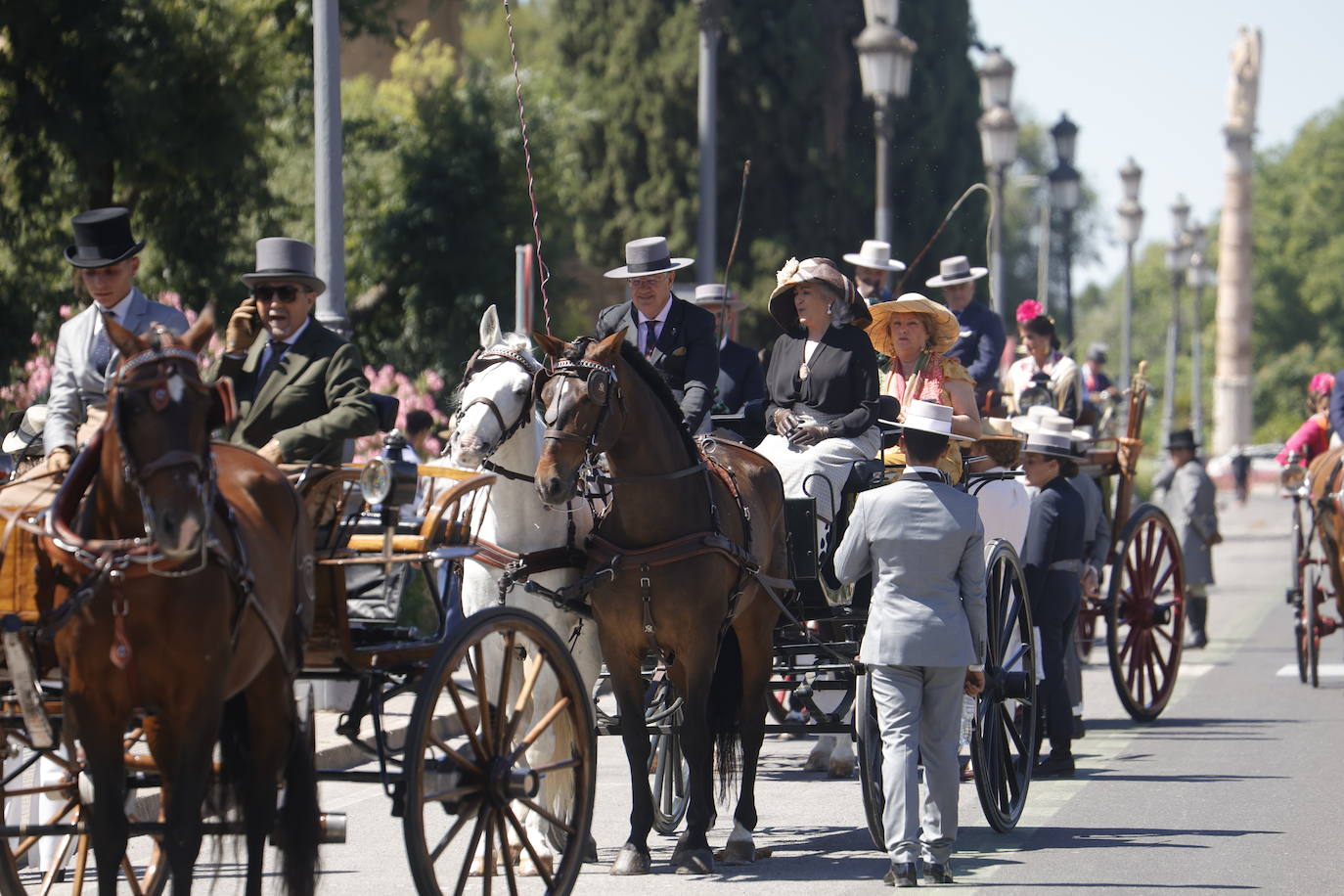 Fotos: la bella exhibición de carruajes de tradición en la Feria de Córdoba