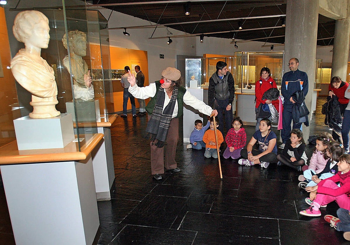 Celebración del Día de los Museos en el Museo Provincial de Palencia, en una pasada edición