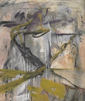 Imagen secundaria 2 - Detalles de las obras que se pueden ver en la exposición de José Manuel Broto, Alberto Reguera y Luis Moro