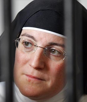 Imagen secundaria 2 - Algunas de las hermanas que residían en Belorado en 2004