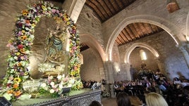 La Virgen de Alarcos vuelve a brillar en su día grande en Ciudad Real