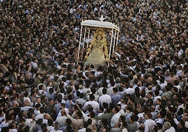 La Virgen del Rocío bajó de los cielos