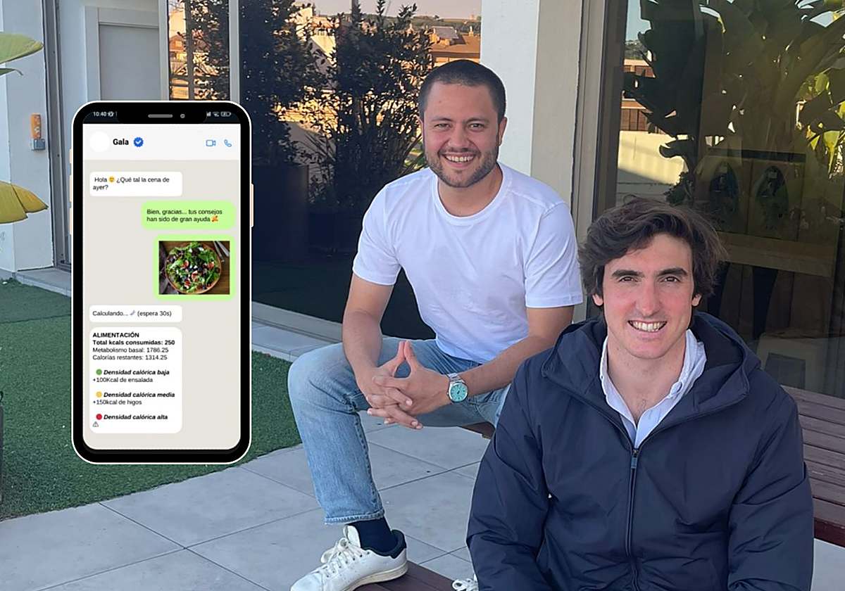 Fede Buldin y Javi d'Erausquin, fundadores de Gala, la inteligencia artificial nutricional