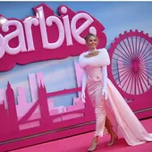 Imagen de archivo de la actriz Margot Robbie durante la presentación de la película 'Barbie'