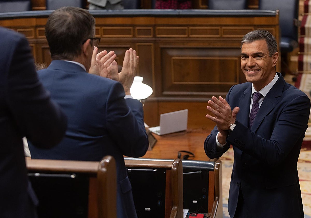 Pedro Sánchez en el Congreso de los Diputados