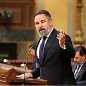 Abascal acusa a Sánchez de «complicidad con el mal» con su «equidistancia» entre Israel y Hamás
