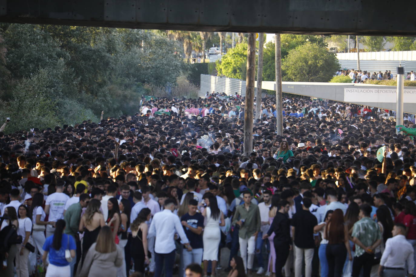 Fotos: diez mil jóvenes, en el botellón de la Feria de Córdoba