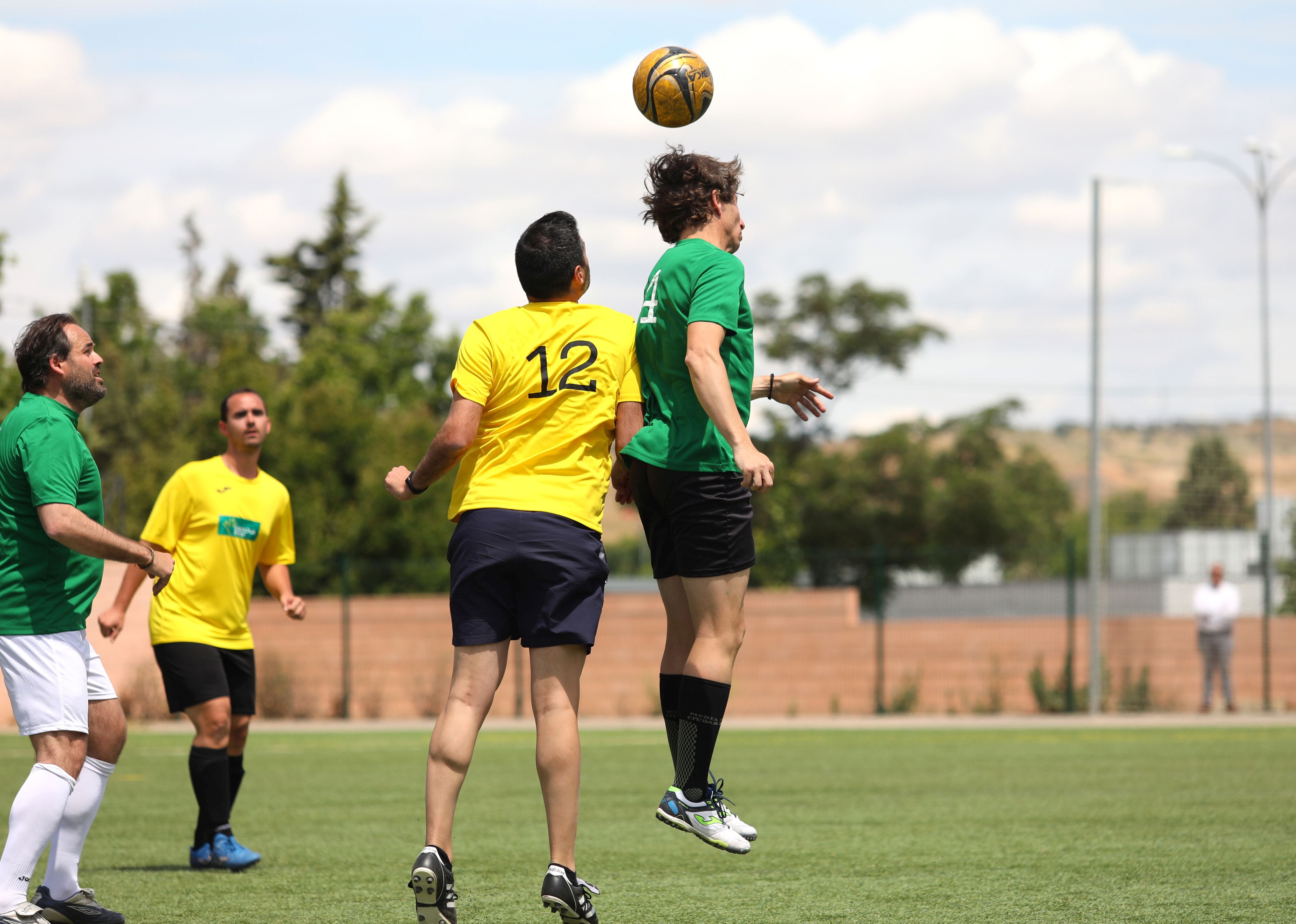Los periodistas vencen el triangular benéfico de fútbol pre Corpus organizado por Europa Press