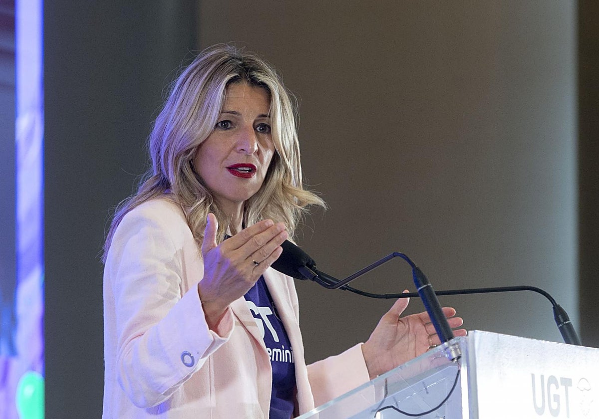 La vicepresidenta segunda del Gobierno, Yolanda Díaz