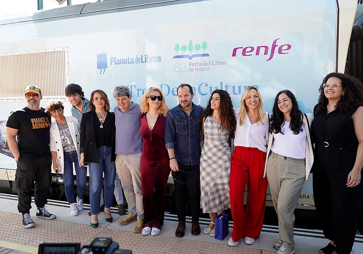 Autores que han participado en el segundo Tren de la Cultura