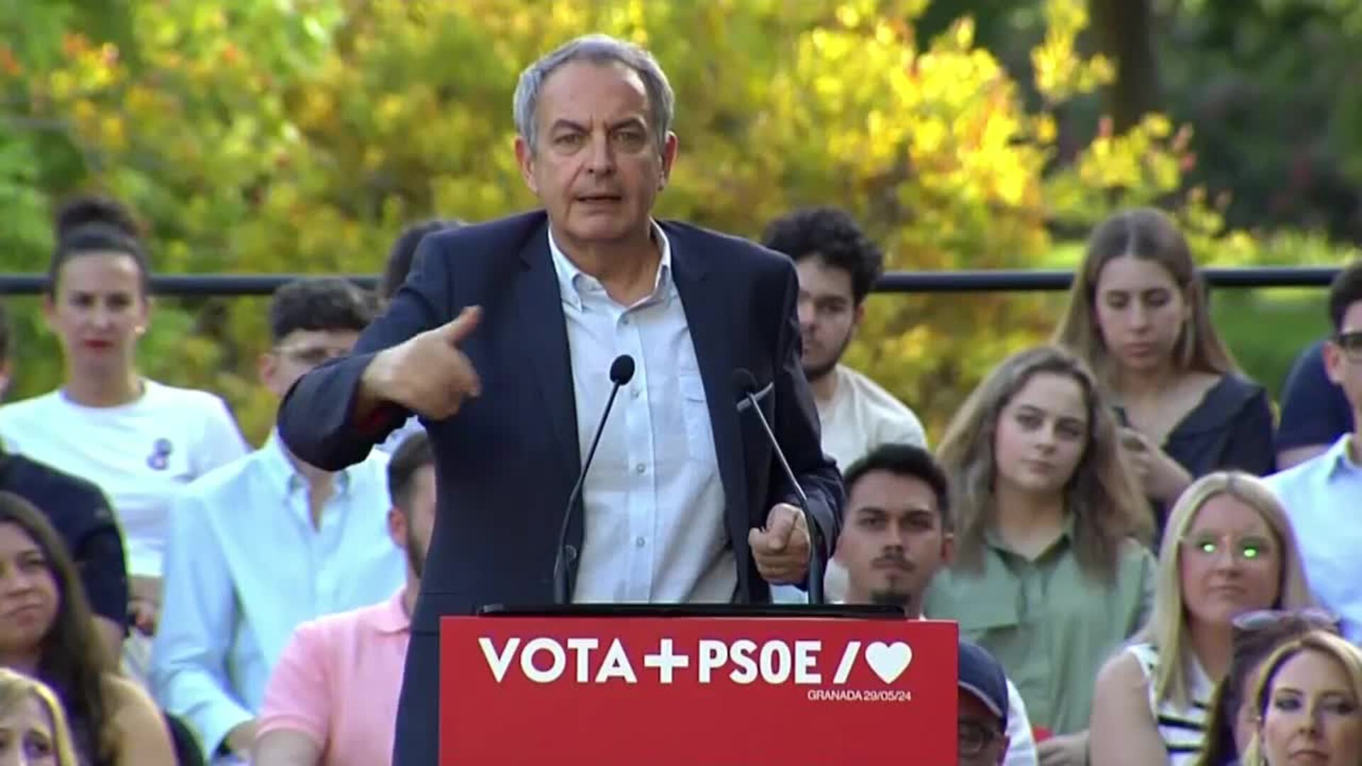 Zapatero defiende una Europa social frente a tentaciones de Feijóo con la extrema derecha