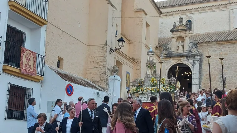 Celebración del Corpus en Aguilar, el pasado año