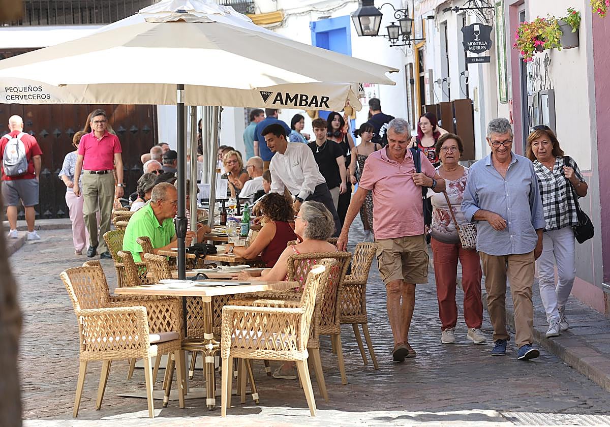Imagen de terrazas en el Casco de Córdoba