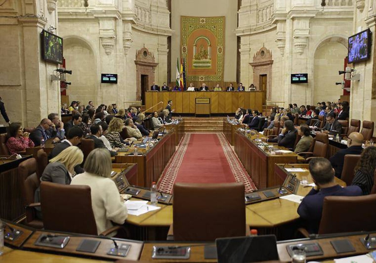 Pleno del Parlamento andaluz