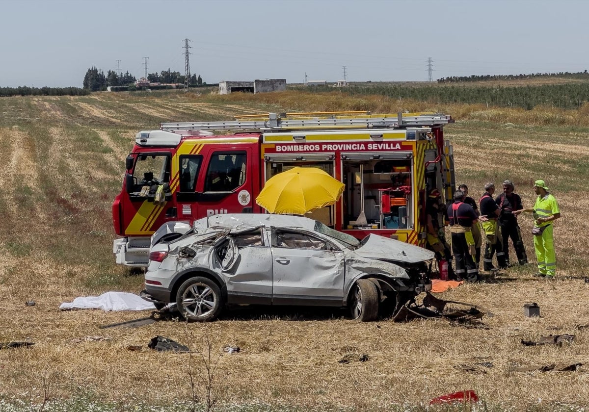 Accidente con dos fallecidos en Sevilla