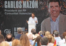 Carlos Mazón anuncia una Ley de Costas valenciana para defender a los propietarios y a las playas de la norma «confiscatoria» de Pedro Sánchez