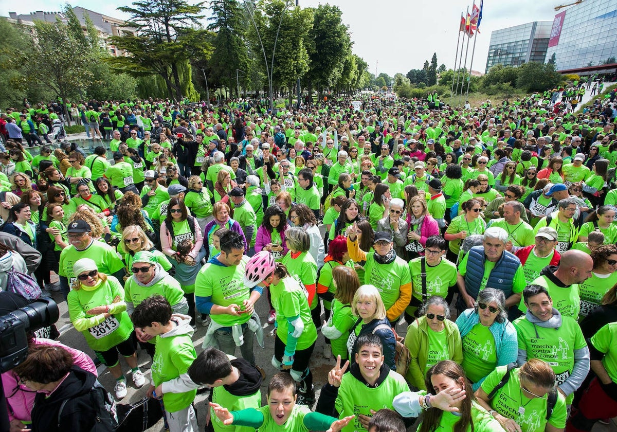 Andarines en la IV Marcha contra el Cáncer en Burgos